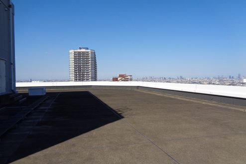 屋上 タワーマンション 武蔵小杉(2525)｜高層ビル･抜け･ヘリポート