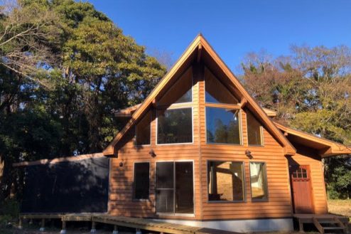 森に囲まれた一軒家(2524)｜木造･リビング･吹き抜け･自然･大きな窓