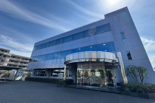 建設会社の本社ビル/地下1階･地上3階･屋上(25131)｜オフィス･社長室･会議室･ｴﾝﾄﾗﾝｽ･外観