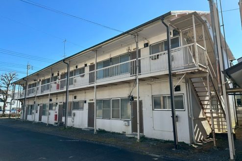 福生アパートスタジオ熊川コーポ｜1棟･空室･共用部･外観･駐車場･ﾊｳｽｽﾀｼﾞｵ｜東京