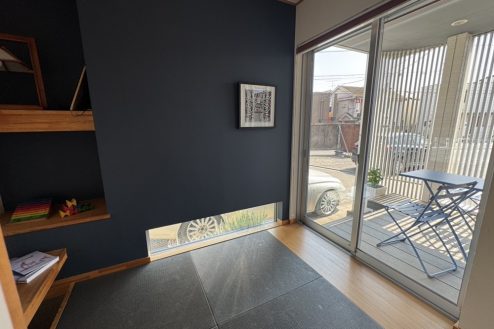 16.2階建て駐車場･テラス付きモデルハウス