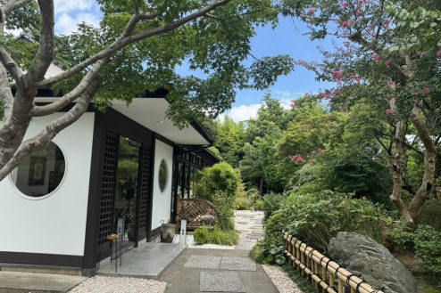 19.広大な日本庭園を有する古民家レストラン