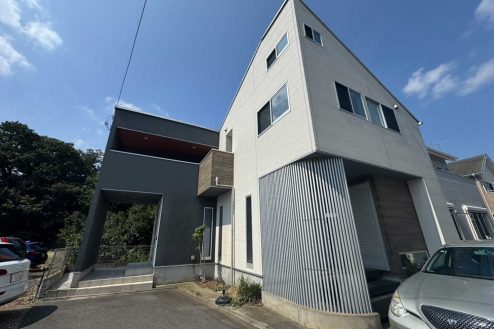 3.2階建て駐車場･テラス付きモデルハウス