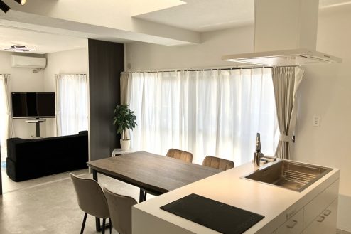 府中マンション｜洋室･和室･ﾘﾋﾞﾝｸﾞﾀﾞｲﾆﾝｸﾞ･ｷｯﾁﾝ･家具･屋上･共用部･外観･ﾊｳｽｽﾀｼﾞｵ｜東京