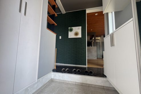 6.2階建て駐車場･テラス付きモデルハウス